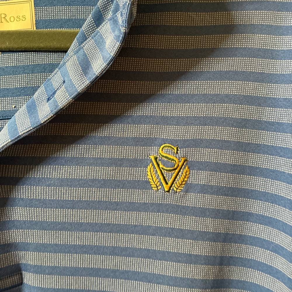 Blue Donald Ross polo tshirt size medium - Picture 2 of 5